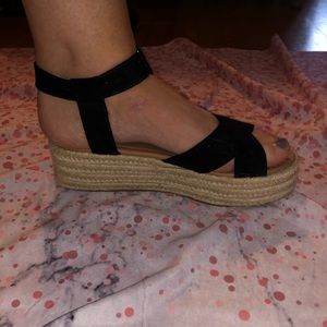 Black urban outfitter espadrilles